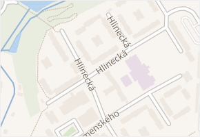 Hlinecká v obci Týn nad Vltavou - mapa ulice