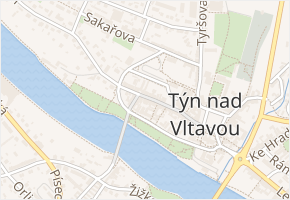 Horní Brašov v obci Týn nad Vltavou - mapa ulice