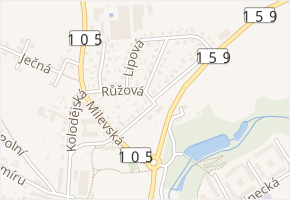 Táborská v obci Týn nad Vltavou - mapa ulice
