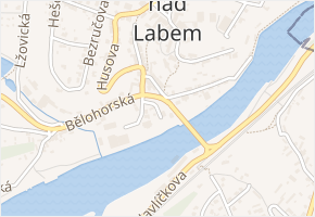 V Loužku v obci Týnec nad Labem - mapa ulice