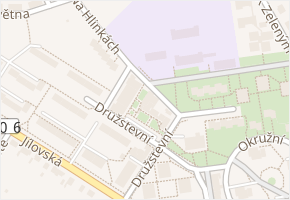 Družstevní v obci Týnec nad Sázavou - mapa ulice