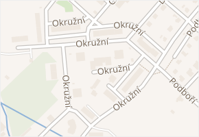 Okružní v obci Týniště nad Orlicí - mapa ulice