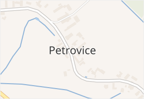 Petrovice v obci Týniště nad Orlicí - mapa části obce