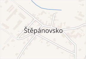 Štěpánovsko v obci Týniště nad Orlicí - mapa části obce