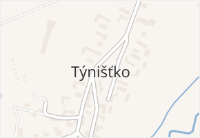 Týnišťko v obci Týnišťko - mapa části obce