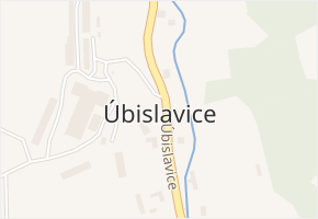 Úbislavice v obci Úbislavice - mapa části obce
