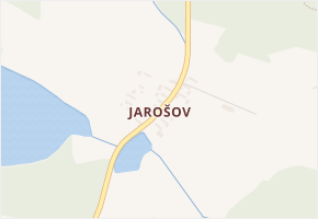 Jarošov v obci Uhelná Příbram - mapa části obce