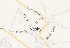Hlinky v obci Uherské Hradiště - mapa ulice