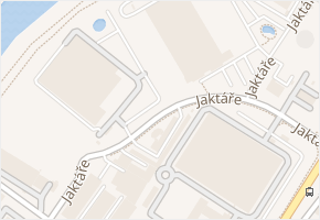 Jaktáře v obci Uherské Hradiště - mapa ulice