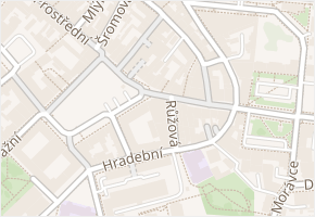 Masarykovo náměstí v obci Uherské Hradiště - mapa ulice