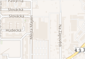 Města Mayen v obci Uherské Hradiště - mapa ulice