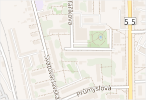 náměstí Republiky v obci Uherské Hradiště - mapa ulice
