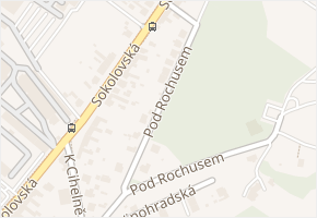 Pod Rochusem v obci Uherské Hradiště - mapa ulice