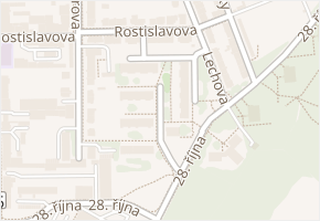 Pod Svahy v obci Uherské Hradiště - mapa ulice