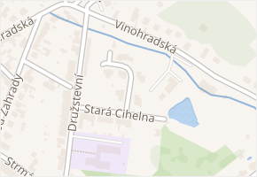 Stará Cihelna v obci Uherské Hradiště - mapa ulice