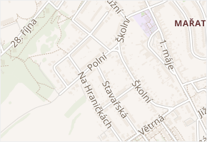 Stavařská v obci Uherské Hradiště - mapa ulice
