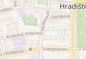 V Teničkách v obci Uherské Hradiště - mapa ulice