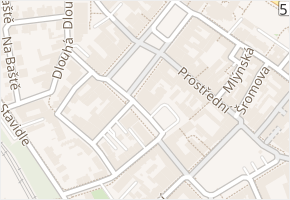Zelný trh v obci Uherské Hradiště - mapa ulice