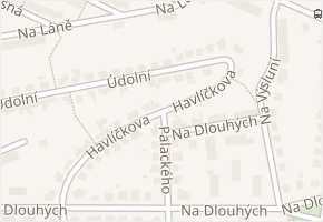 Havlíčkova v obci Uherský Brod - mapa ulice
