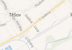 Losy v obci Uherský Brod - mapa ulice