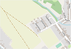 Skácelova v obci Uherský Brod - mapa ulice