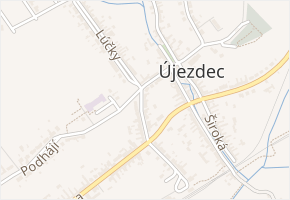 Spojovací v obci Uherský Brod - mapa ulice