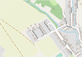 Tylčerova v obci Uherský Brod - mapa ulice