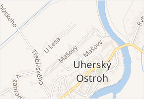 Mašovy v obci Uherský Ostroh - mapa ulice