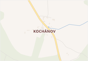 Kochánov v obci Uhlířské Janovice - mapa části obce