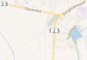 Kollárova v obci Uhlířské Janovice - mapa ulice