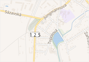 Křižíkova v obci Uhlířské Janovice - mapa ulice
