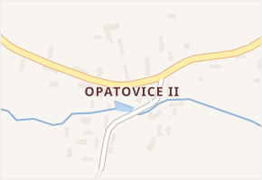 Opatovice II v obci Uhlířské Janovice - mapa části obce