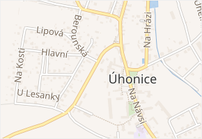 Nenačovská v obci Úhonice - mapa ulice