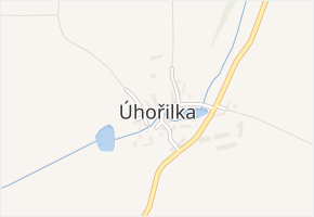 Úhořilka v obci Úhořilka - mapa části obce