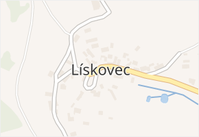 Lískovec v obci Ujčov - mapa části obce