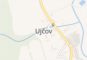 Ujčov v obci Ujčov - mapa části obce