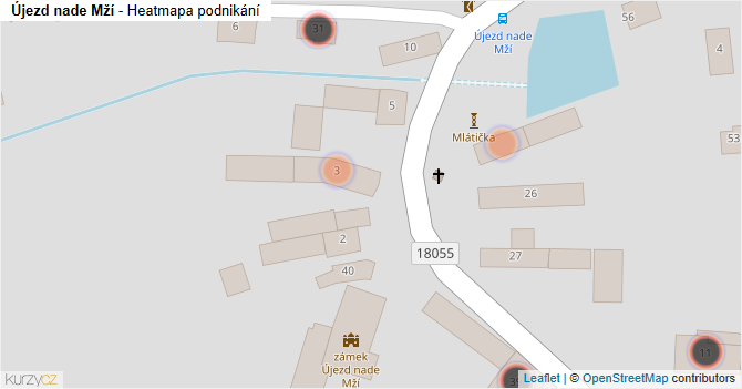 Újezd nade Mží - mapa podnikání