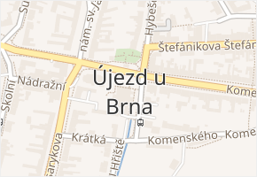 Česká v obci Újezd u Brna - mapa ulice