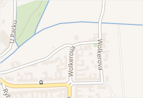 Wolkerova v obci Újezd u Brna - mapa ulice