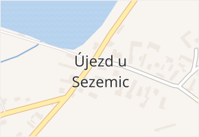 Újezd u Sezemic v obci Újezd u Sezemic - mapa části obce