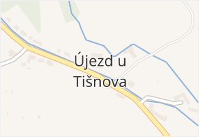 Újezd u Tišnova v obci Újezd u Tišnova - mapa části obce