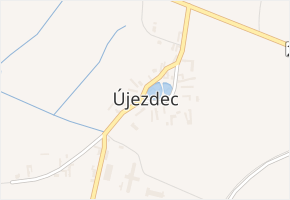 Újezdec v obci Újezdec - mapa části obce