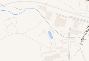 U Koupaliště v obci Újezdeček - mapa ulice