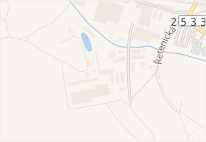 Za Drahou v obci Újezdeček - mapa ulice