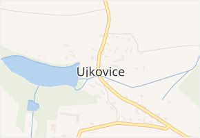 Ujkovice v obci Ujkovice - mapa části obce