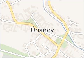 Únanov v obci Únanov - mapa části obce