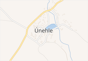 Únehle v obci Únehle - mapa části obce