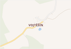 Vojtěšín v obci Úněšov - mapa části obce