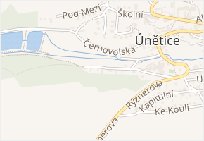 Ke Stříbrníku v obci Únětice - mapa ulice