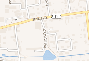 K Ovčandě v obci Unhošť - mapa ulice